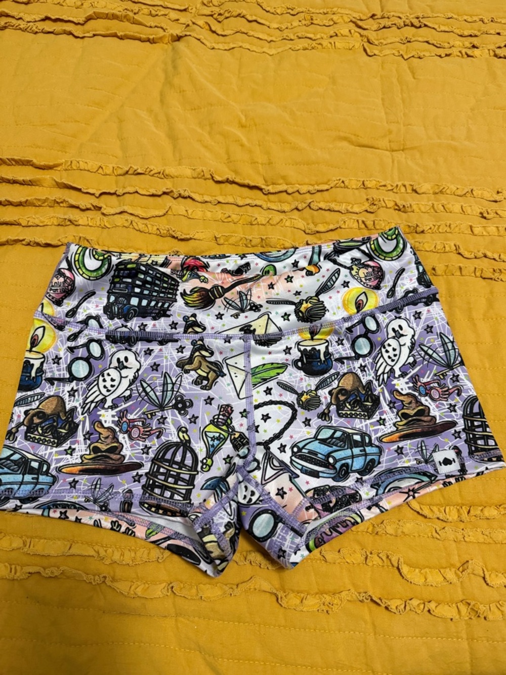 Women’s Athletic Shorts Harry Potter print